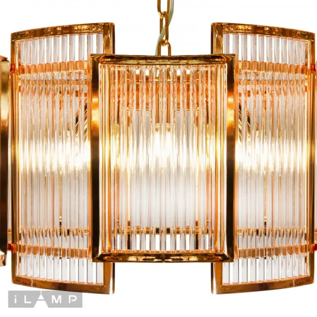 Люстра iLamp MD0276-6A TRIBECA — золотой, ракурс 3