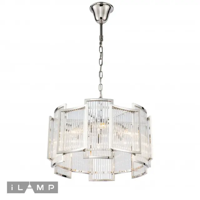 Люстра iLamp MD0276-6C Nic TRIBECA — никель, ракурс 2