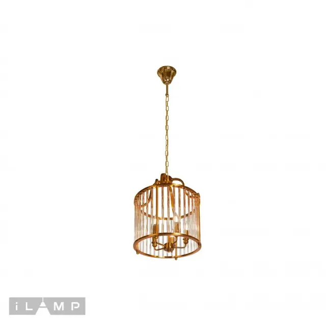 Люстра iLamp P2437-5 Bronze QEENS — бронза, ракурс 2