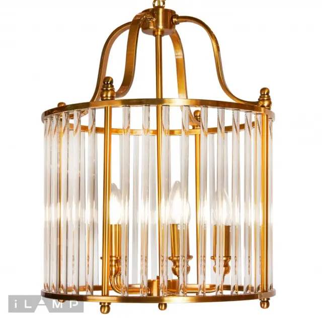 Люстра iLamp P2437-5 Bronze QEENS — бронза, ракурс 3