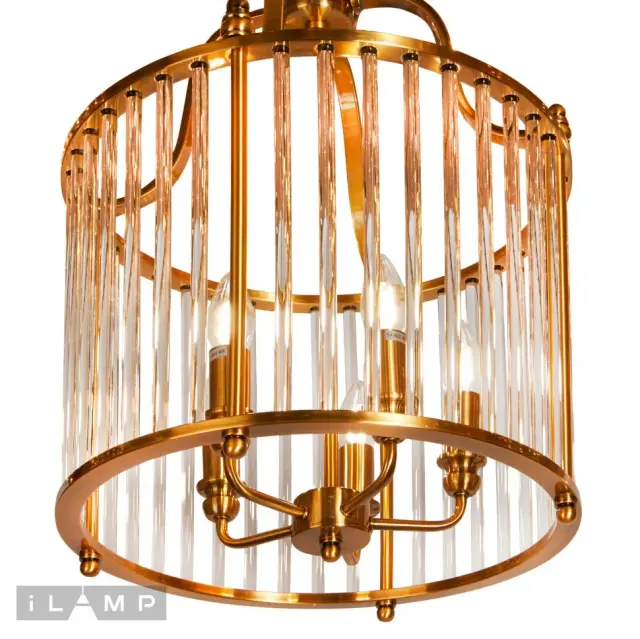 Люстра iLamp P2437-5 Bronze QEENS — бронза, ракурс 4