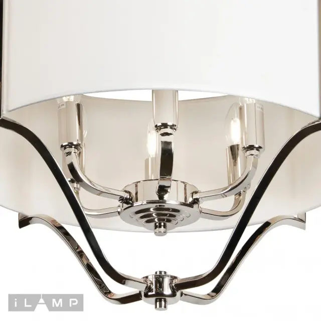 Люстра iLamp P2442-6 Nickel DIVOLE — никель, ракурс 4