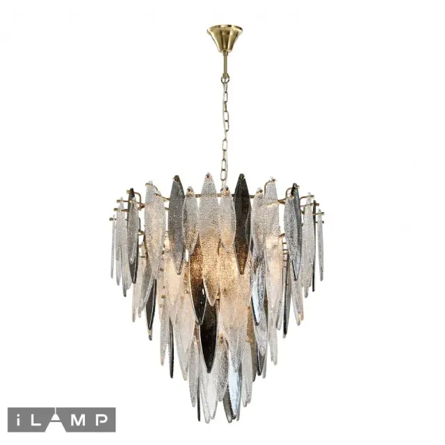Люстра iLamp P2543-8 GD DOLCE — золотой