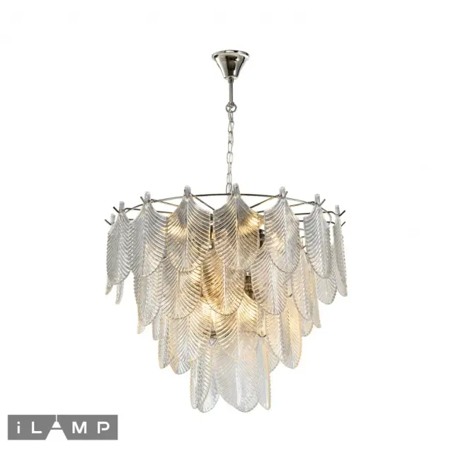 Люстра iLamp P2544-12 NIC ORO — никель