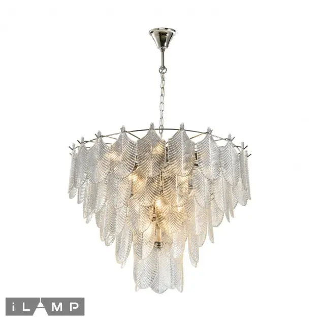 Люстра iLamp P2544-18 NIC ORO — никель