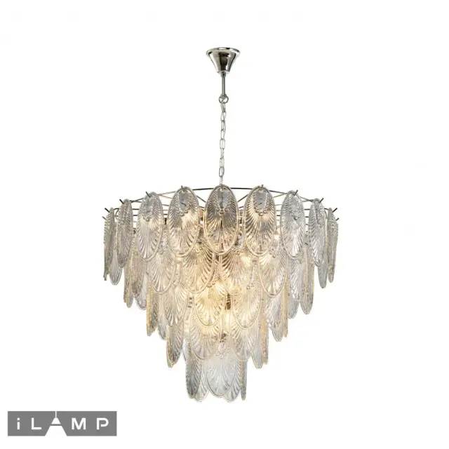Люстра iLamp P2548-18 NIC GRAMERCY — никель