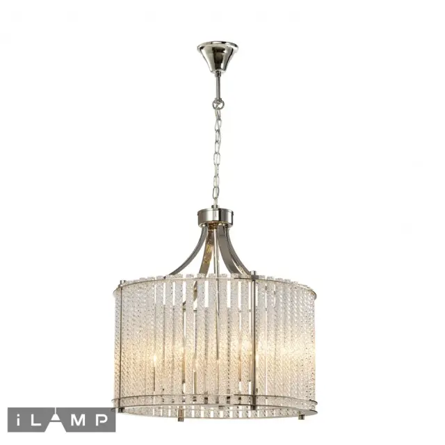 Люстра iLamp P2554-6 NIC MANHATTAN — никель
