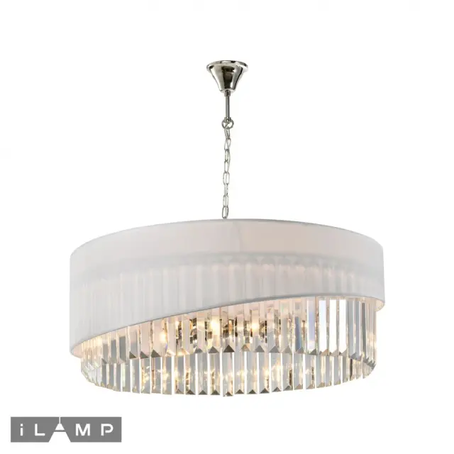Люстра iLamp P9508-6 NIC CASA — никель