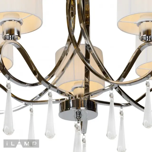 Люстра iLamp RM1029/5CR BELLA — хром, ракурс 4