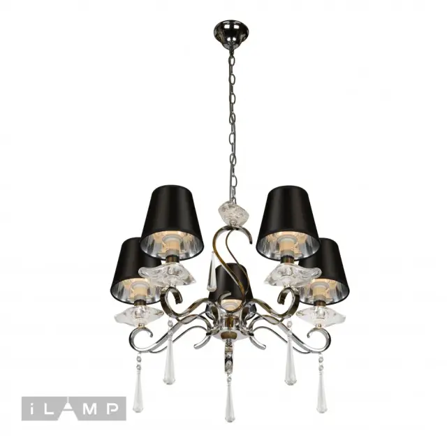 Люстра iLamp RM1684/5CR STELLA — хром, ракурс 2
