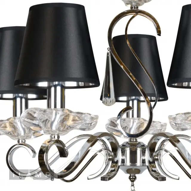 Люстра iLamp RM1684/5CR STELLA — хром, ракурс 3