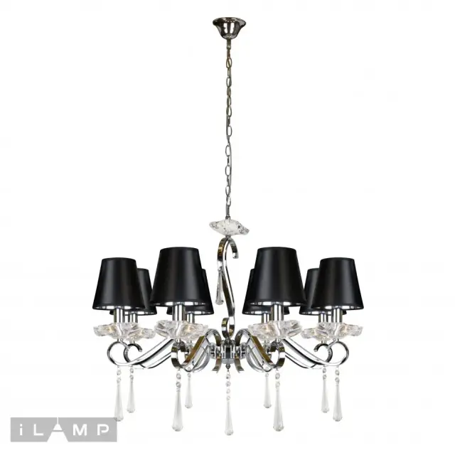 Люстра iLamp RM1684/8CR STELLA — хром
