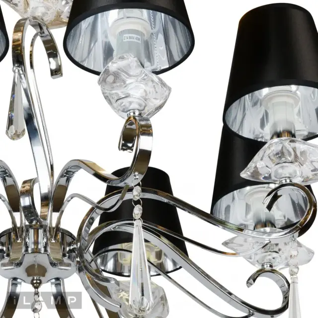 Люстра iLamp RM1684/8CR STELLA — хром, ракурс 4