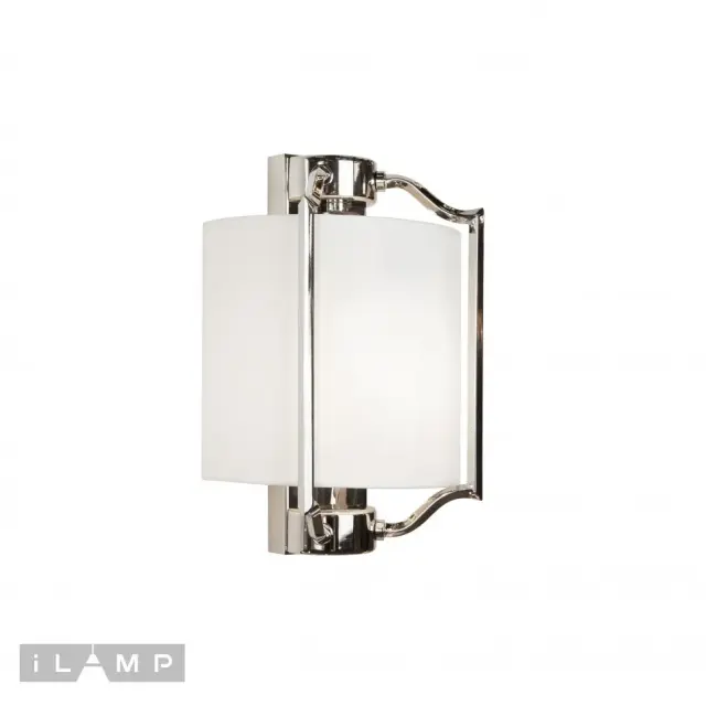 Бра iLamp W2442-1 Nickel DIVOLE — никель, ракурс 2