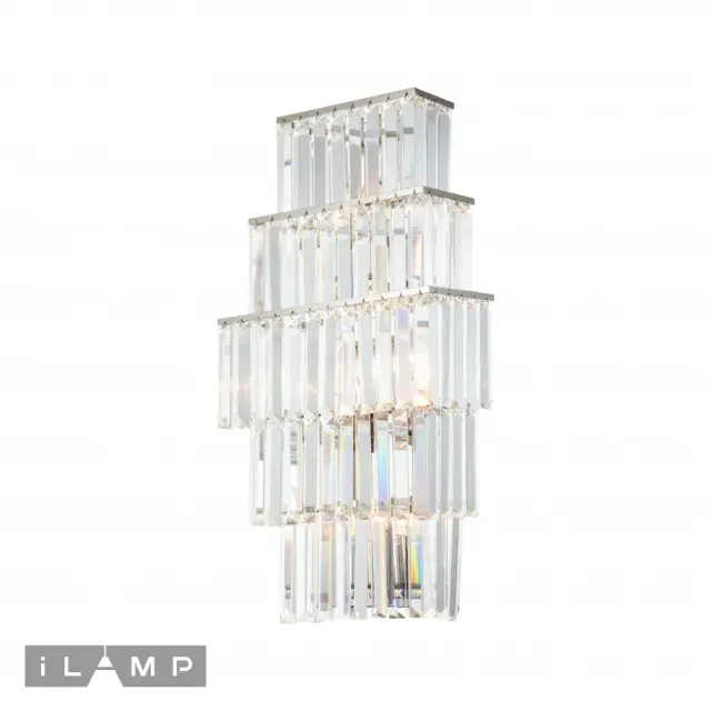 Бра iLamp W6119-4 NIC TRIUMPH — никель, ракурс 2