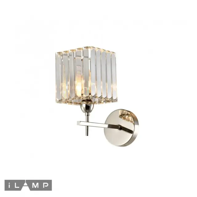 Бра iLamp W9514-1 NIC STATEN ISLAND — никель