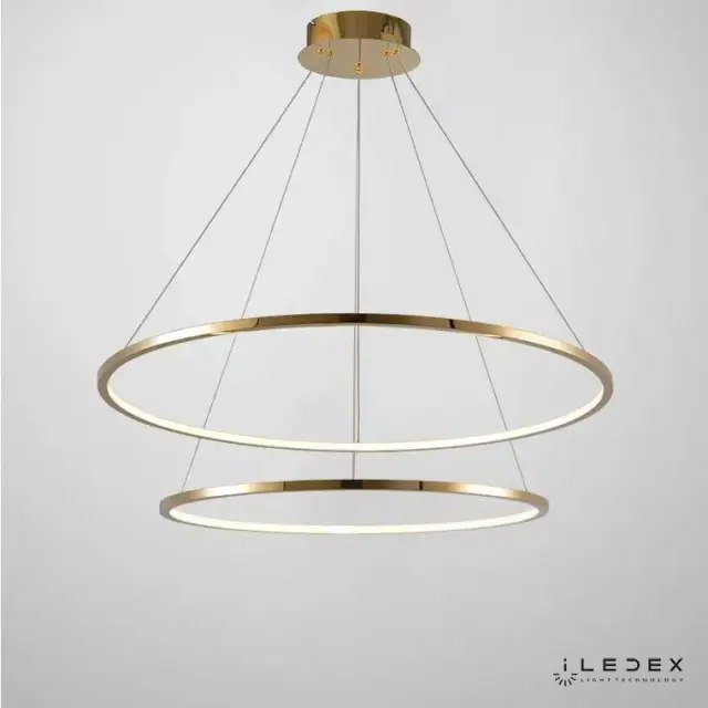 Светильник iLedex 10112P/2-39W-3000K (6/4) BR AXIS — латунь