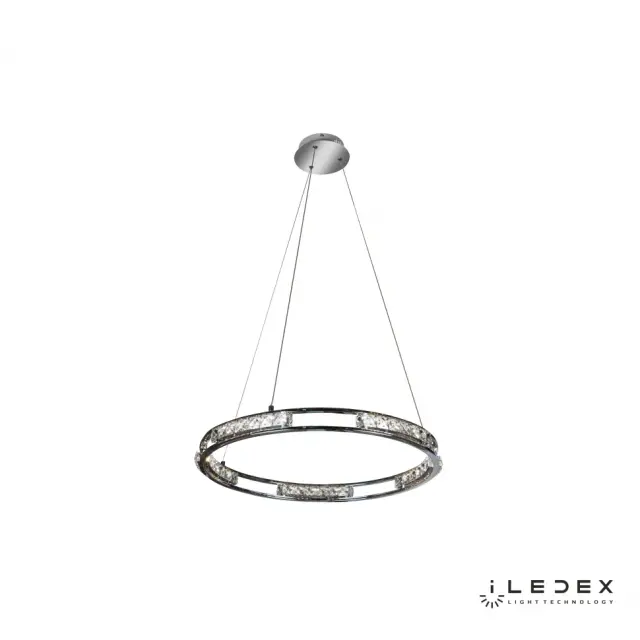 Светильник iLedex 16364/600 CR CRYSTAL — хром, ракурс 2