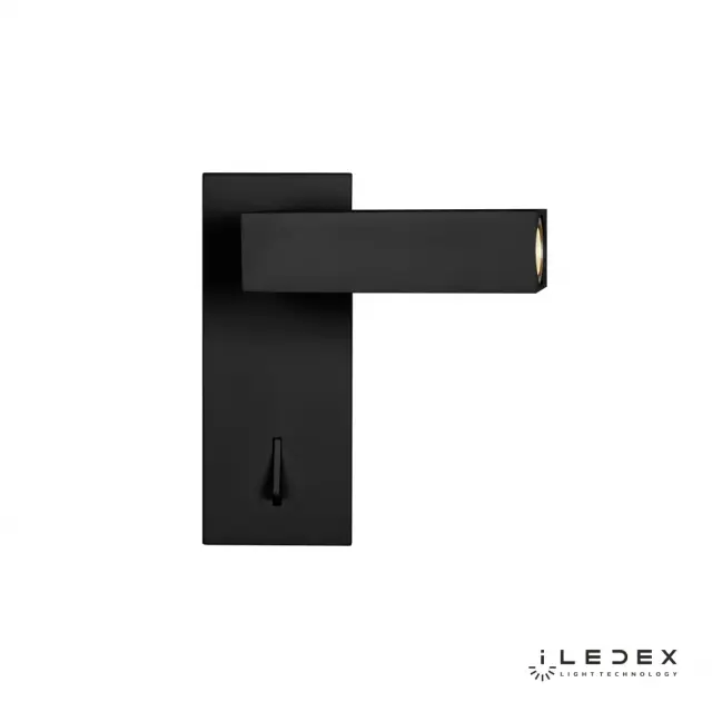 Бра iLedex 6409 BK SWAG — черный, ракурс 4