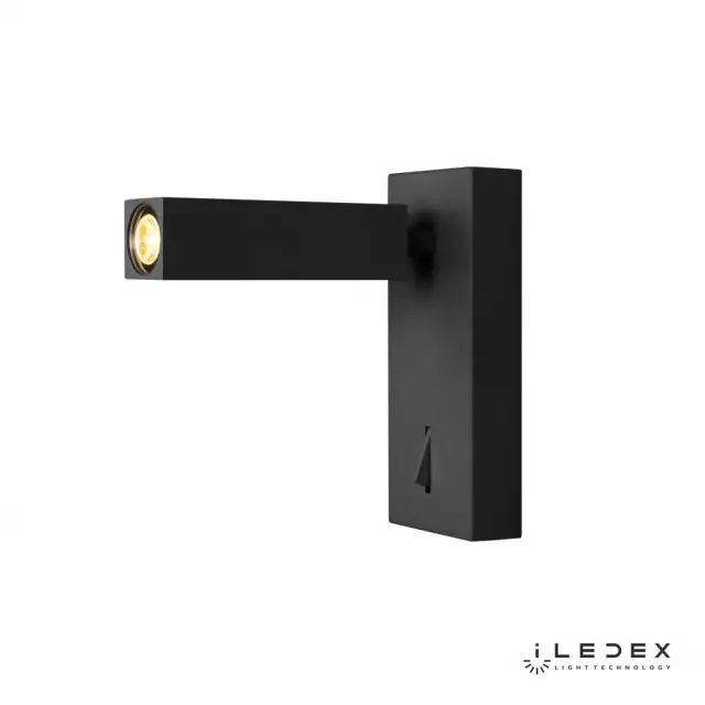Бра iLedex 6409 BK SWAG — черный, ракурс 5