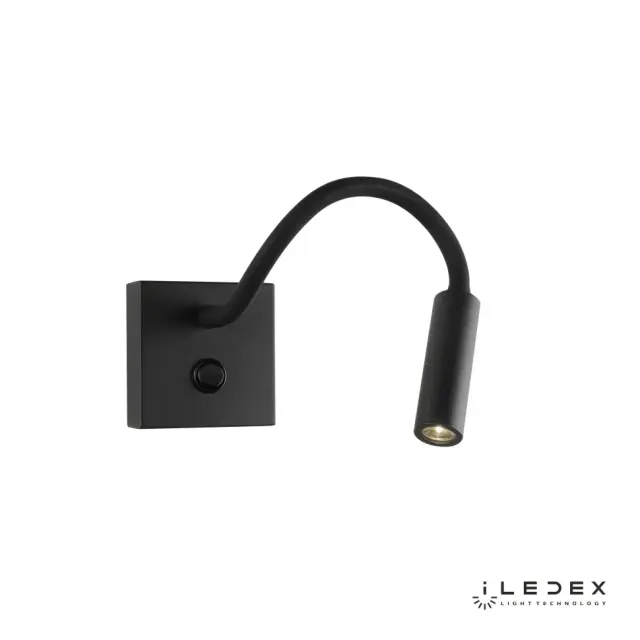 Бра iLedex 6411 BK TELESCOPE — черный, ракурс 4