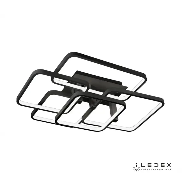 Люстра iLedex 6813-5N-X-T BK SATELLITE — черный, ракурс 2
