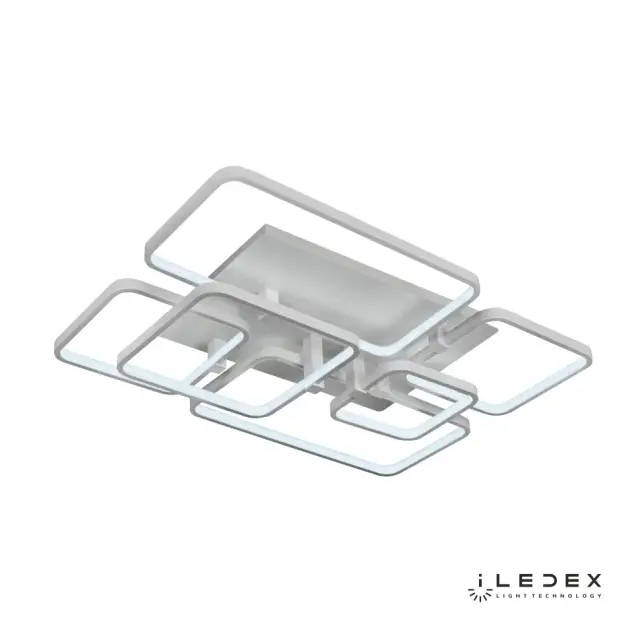 Люстра iLedex 6813-6N-X-T WH SATELLITE — белый, ракурс 3