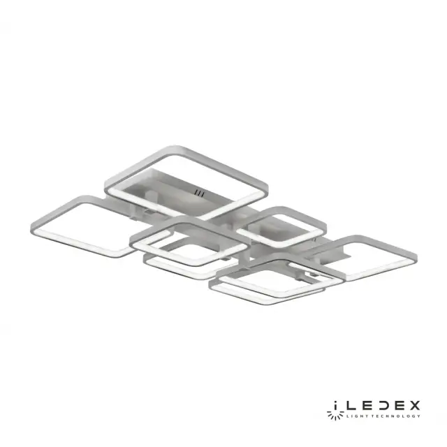 Люстра iLedex 6813-8N-X-T WH SATELLITE — белый, ракурс 2