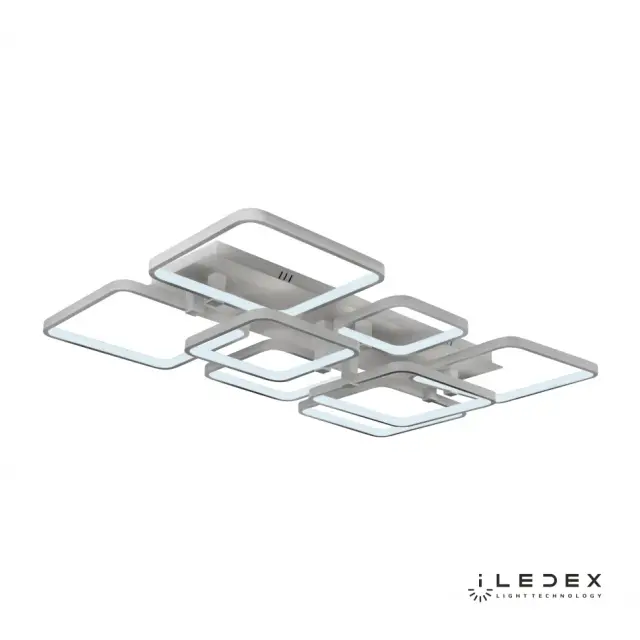 Люстра iLedex 6813-8N-X-T WH SATELLITE — белый, ракурс 3