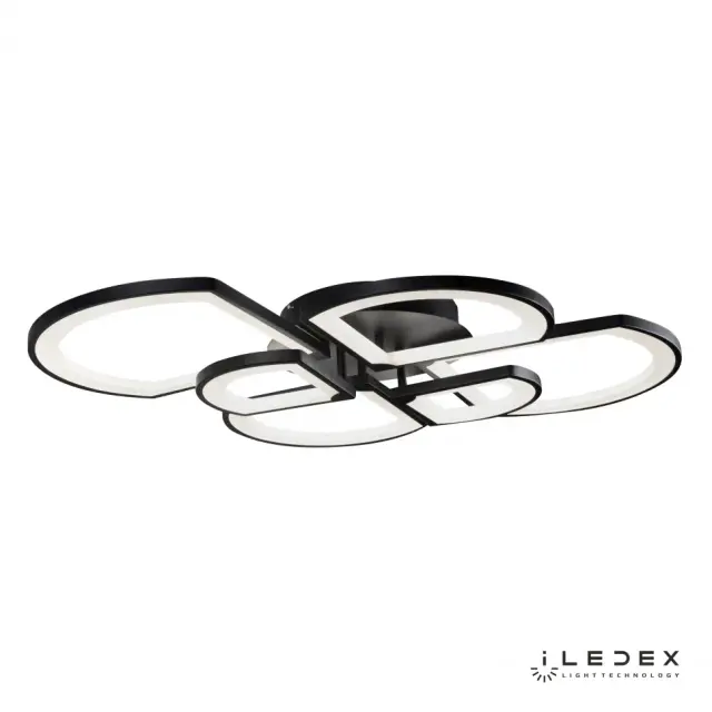 Люстра iLedex 6882/6 BK RIVER — черный, ракурс 2
