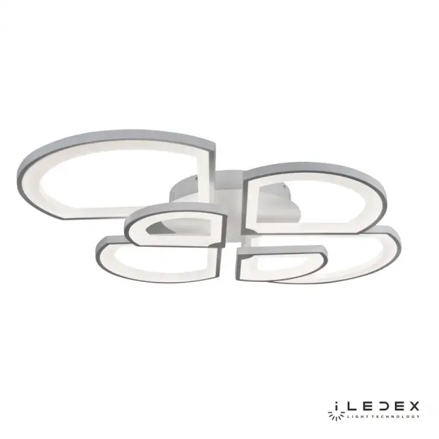 Люстра iLedex 6882/6 WH RIVER — белый, ракурс 2