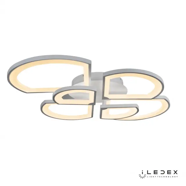 Люстра iLedex 6882/6 WH RIVER — белый, ракурс 3
