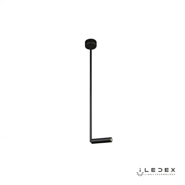 Светильник iLedex 7010/1PS BK TELESCOPE — черный, ракурс 2