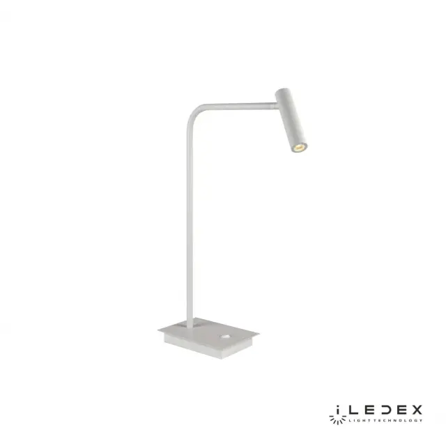 Настольная лампа iLedex 7010/1T WH TELESCOPE — белый, ракурс 3