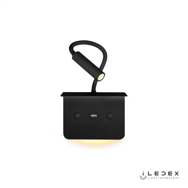 Бра iLedex 7031C BK SUPPORT — черный