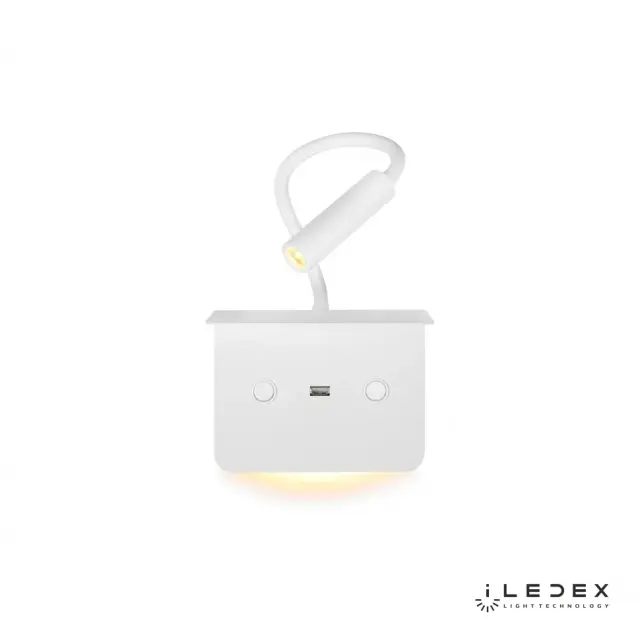 Бра iLedex 7031C WH SUPPORT — белый, ракурс 3