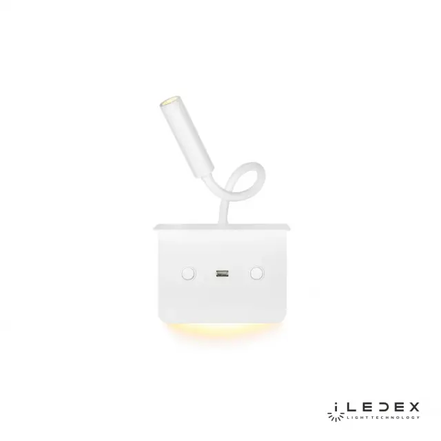 Бра iLedex 7031C WH SUPPORT — белый, ракурс 4