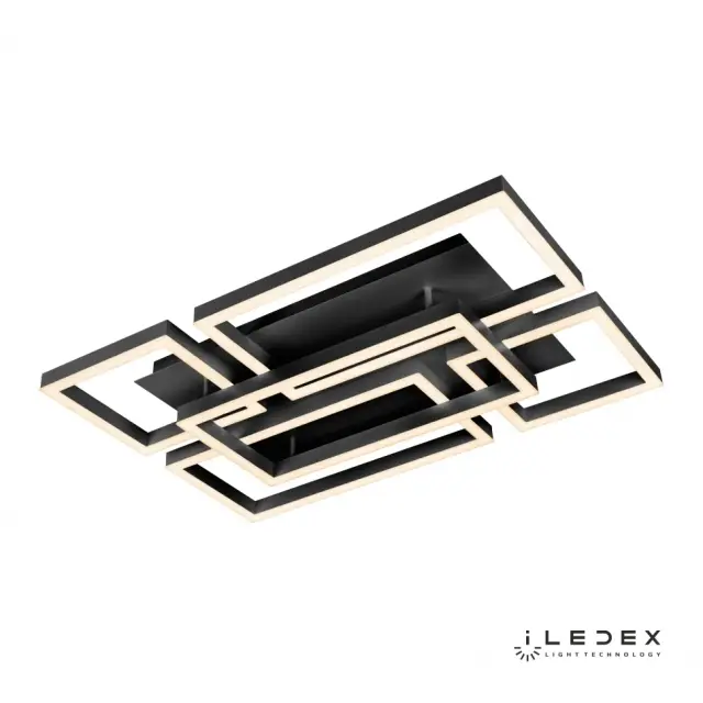 Люстра iLedex 8139-500x250+250-X-T BK GRACE — черный, ракурс 2
