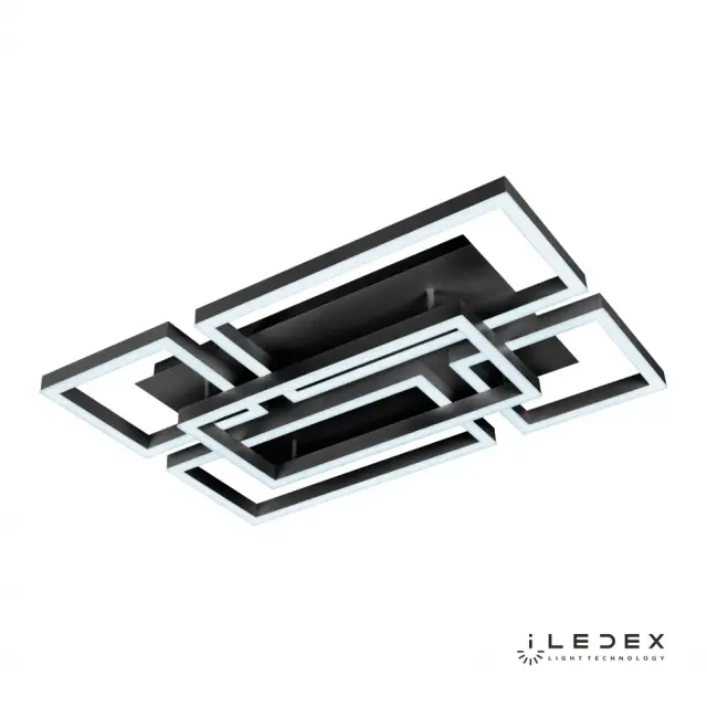 Люстра iLedex 8139-500x250+250-X-T BK GRACE — черный, ракурс 3
