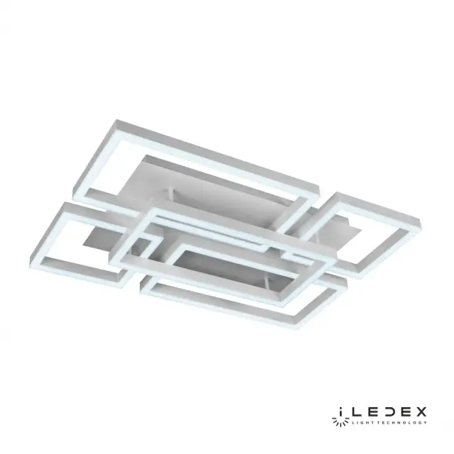 Люстра iLedex 8139-500x250+250-X-T WH GRACE — белый, ракурс 3