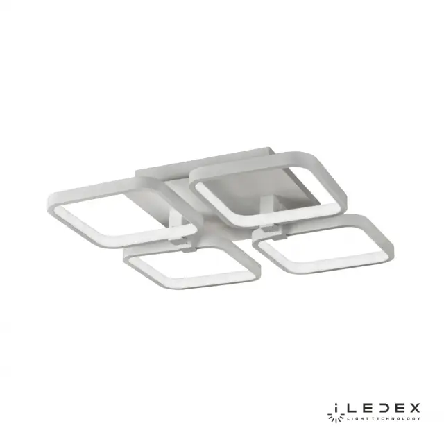 Люстра iLedex 8153-4-X-T WH SATELLITE — белый, ракурс 2