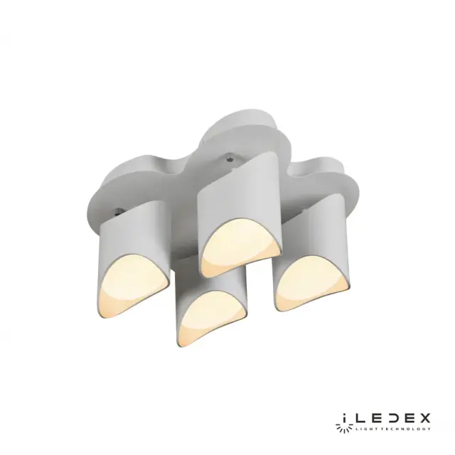 Люстра iLedex 8189-4-X-T WH NOVA — белый, ракурс 2
