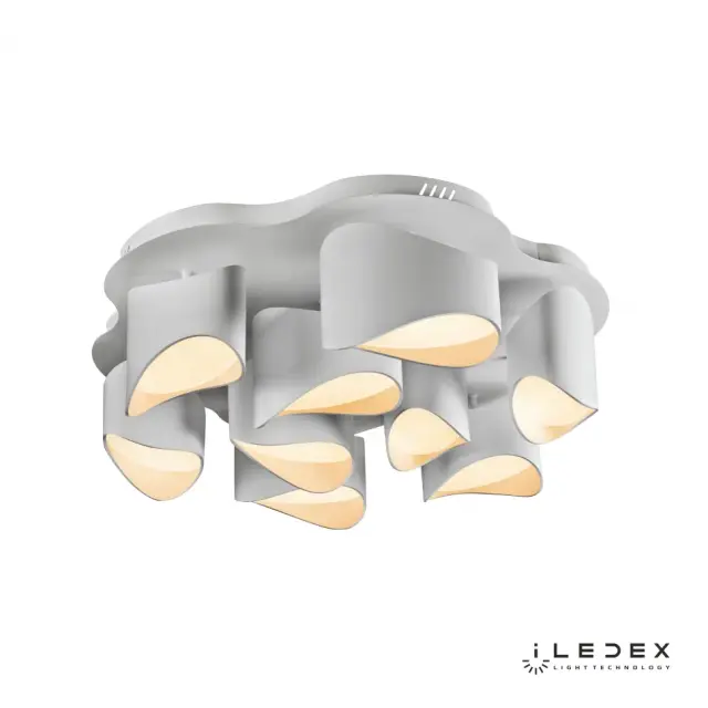 Люстра iLedex 8189-6+3-X-T WH NOVA — белый, ракурс 3