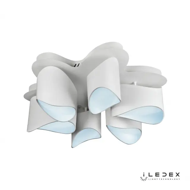 Люстра iLedex 8189-6-X-T WH NOVA — белый, ракурс 3