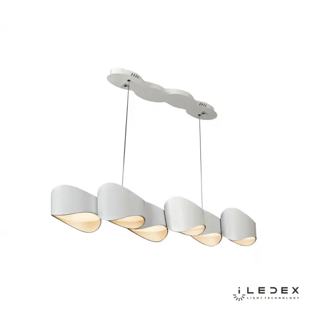 Светильник iLedex 8189-6L-D-T WH NOVA — белый, ракурс 2