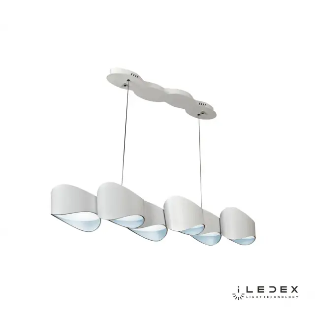 Светильник iLedex 8189-6L-D-T WH NOVA — белый, ракурс 3