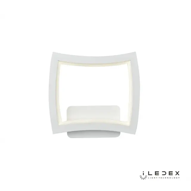 Бра iLedex 8196-200-B WH ROOMY — белый, ракурс 3