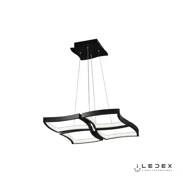 Люстра iLedex 8196-4-D-T BK ROOMY — черный, ракурс 2