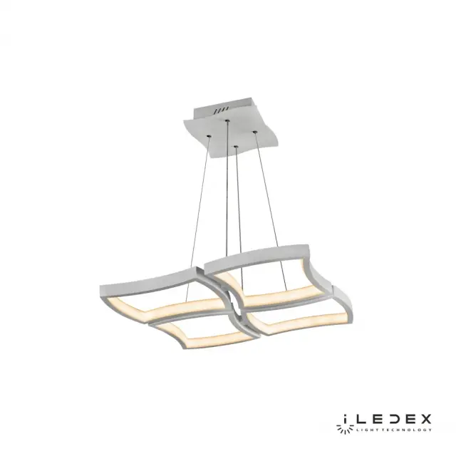 Люстра iLedex 8196-4-D-T WH ROOMY — белый, ракурс 2