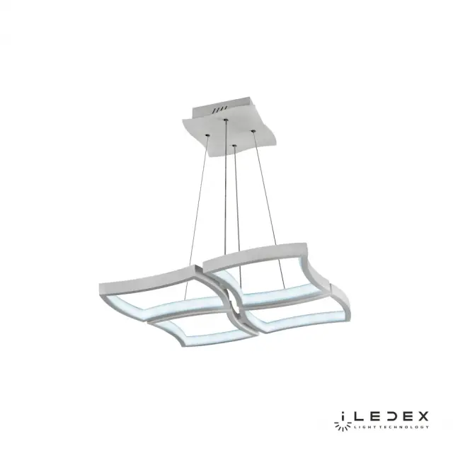 Люстра iLedex 8196-4-D-T WH ROOMY — белый, ракурс 3